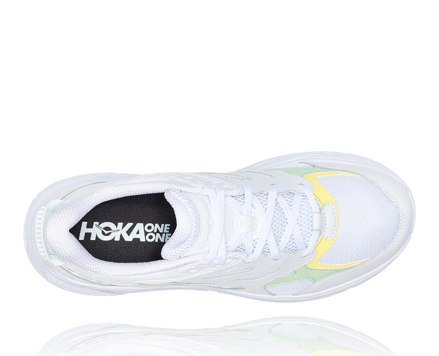 Chaussure Running Hoka One One Clifton L Homme - Blanche - IOJ-125963